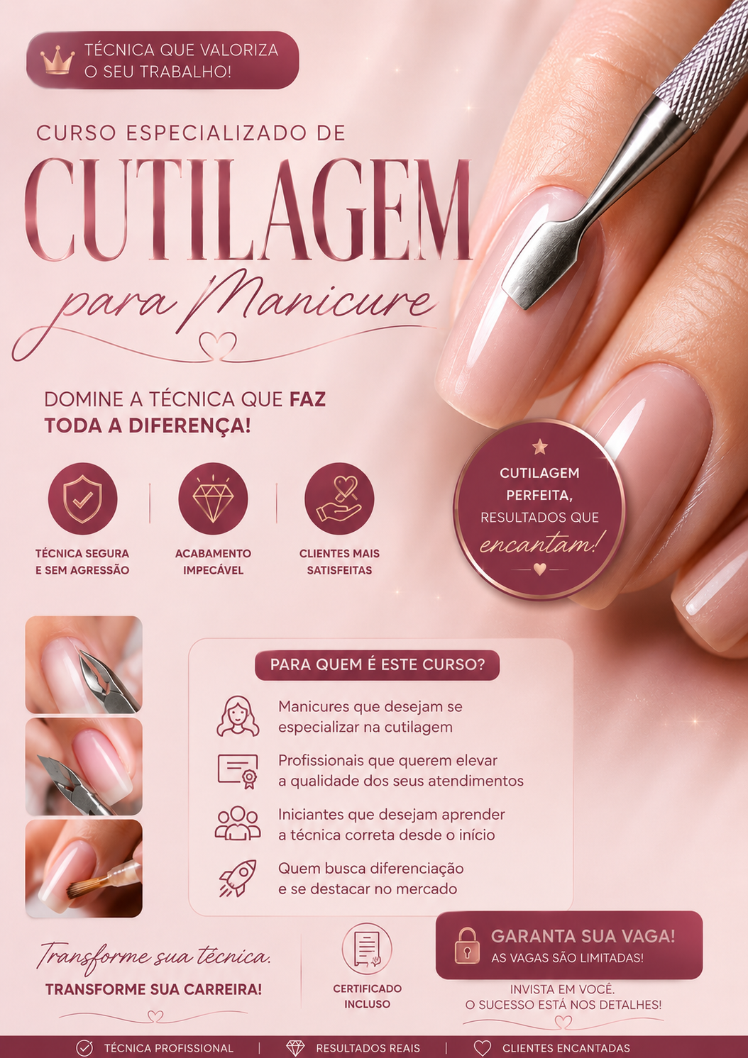 Curso de Cutilagem para Manicures