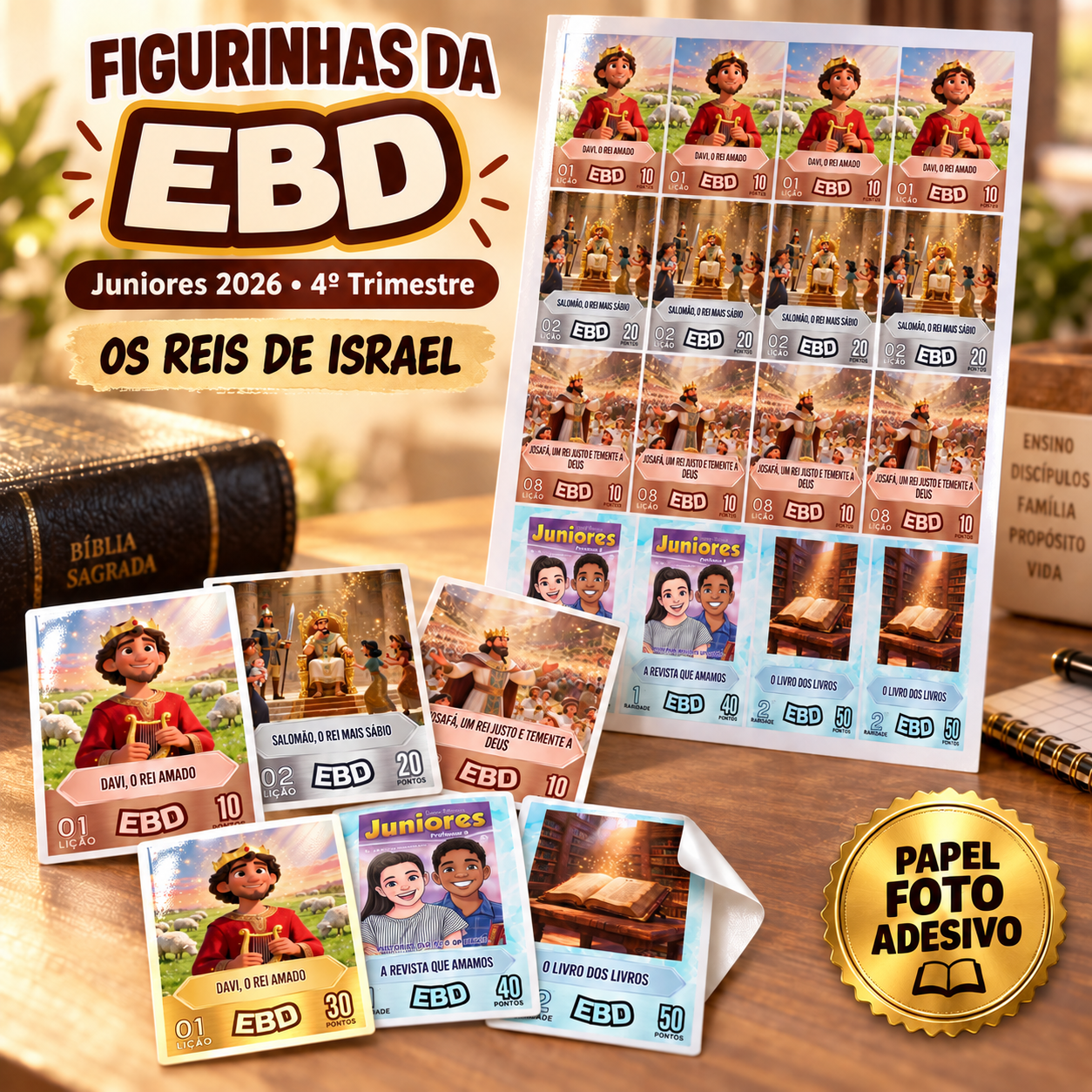 FIGURINHAS DA EBD - JUNIORES - 2026.4